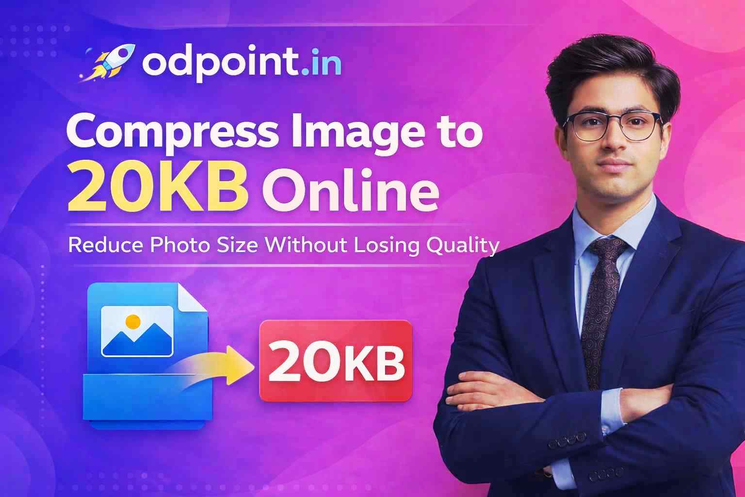 Compress Image to 20KB Online – Reduce Photo Size Without Losing Quality