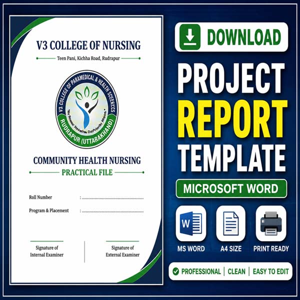 College Project Report Templates in MS Word